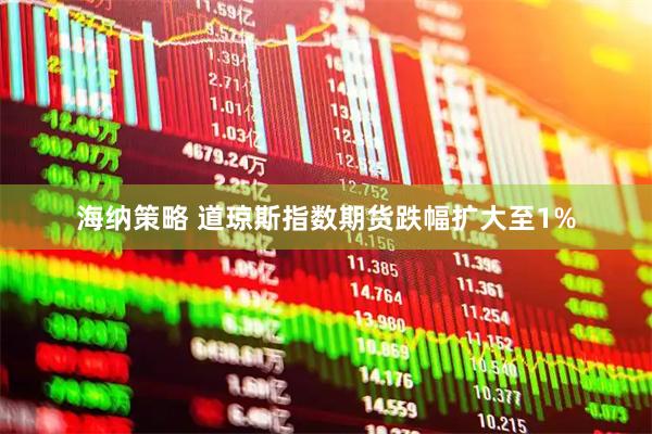 海纳策略 道琼斯指数期货跌幅扩大至1%