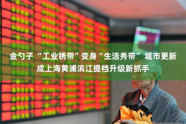 金勺子 “工业锈带”变身“生活秀带” 城市更新成上海黄浦滨江提档升级新抓手